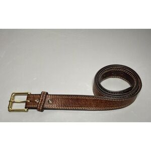 Coronado Bison Leather Belt Size 40 Made in USA